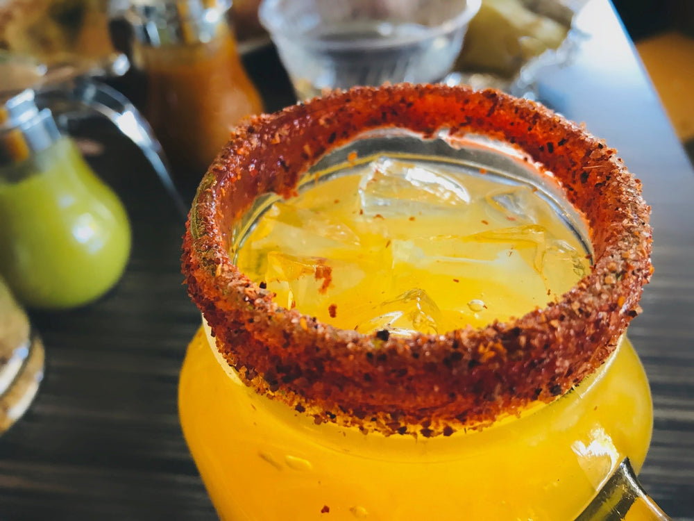 5 O'Clock Somewhere - Mango Margs with Chile Lime Rimmer. - The Spice Guy