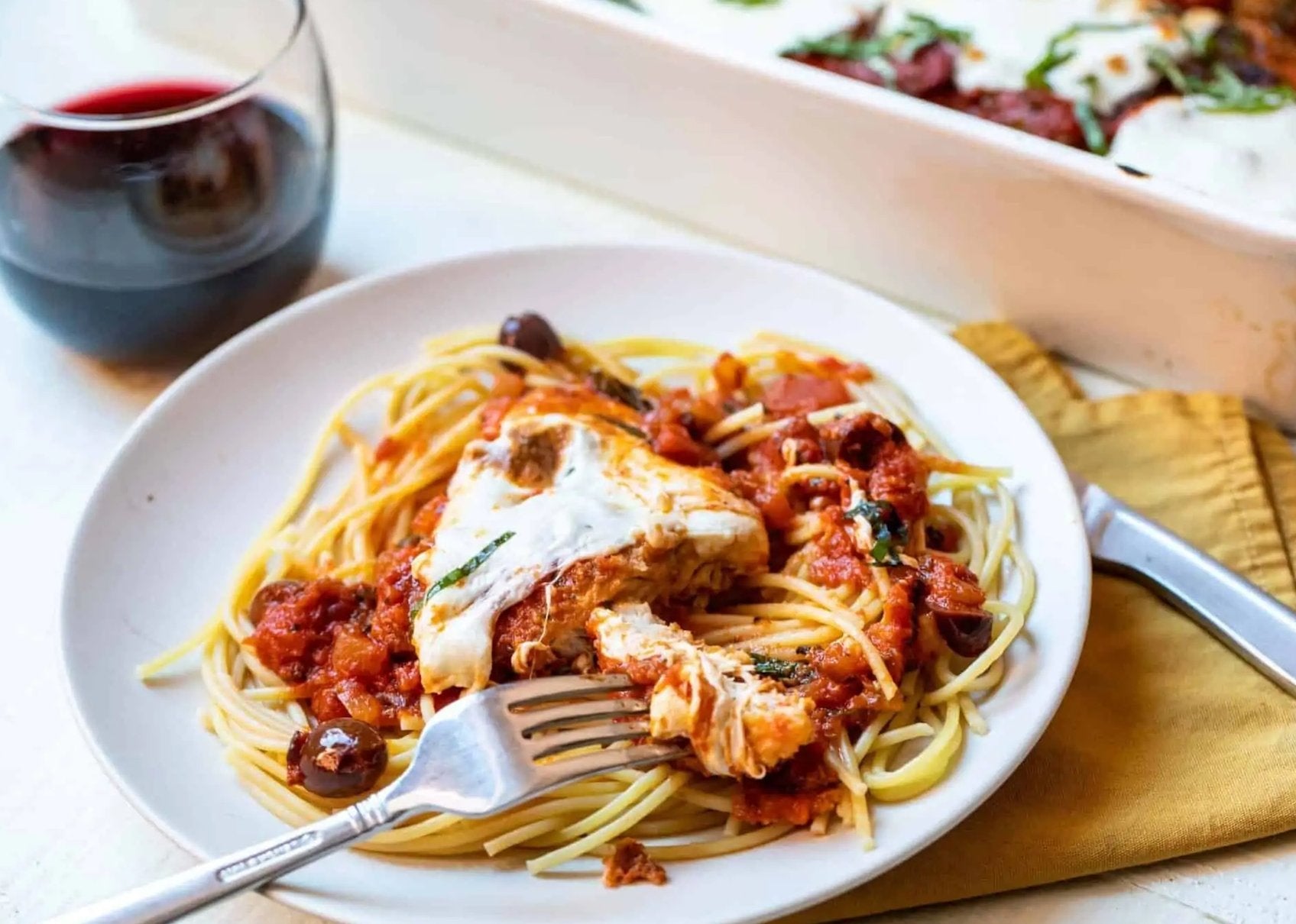 Chicken Parm w/ Spaghetti – The Spice Guy