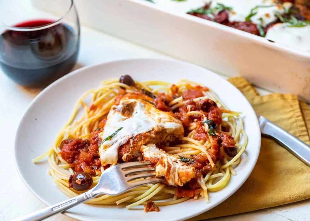 Chicken Parm w/ Spaghetti - The Spice Guy