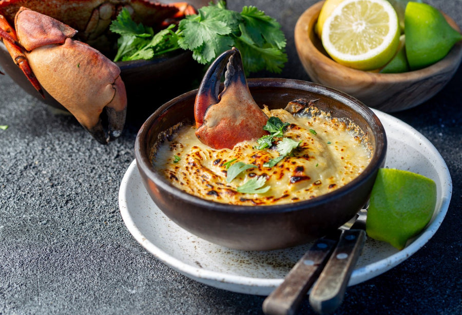 Chilean Pastel de Jaiba (Baked Crabmeat)