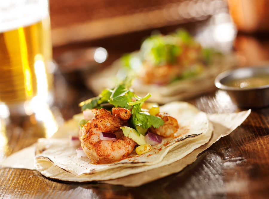 Citrus Pucker Grilled Shrimp Tacos with Avocado Salsa
