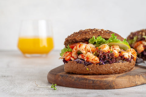Citrus Pucker Pepper Shrimp Sandwich - The Spice Guy