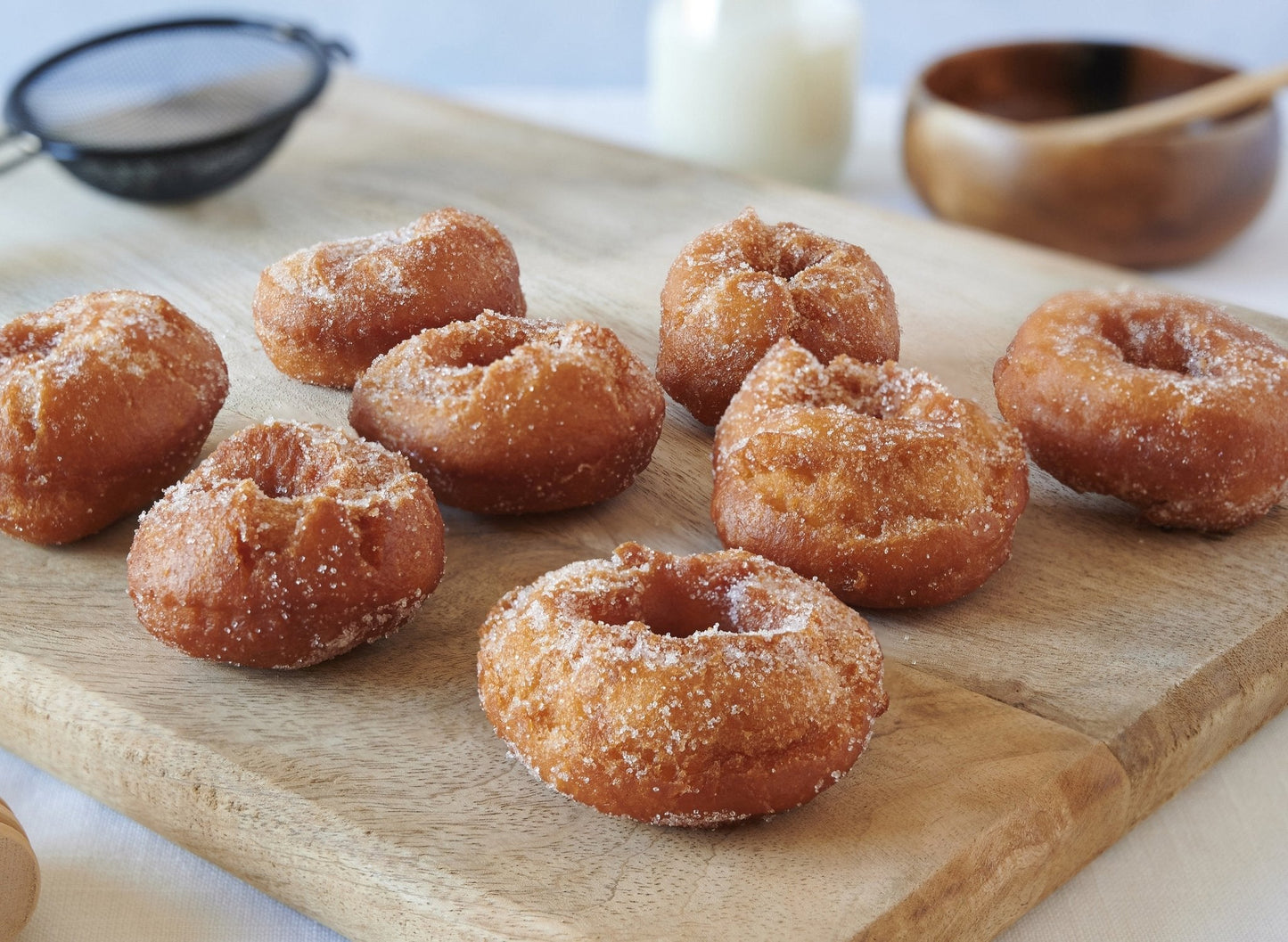 French Toast Blend Mini Donuts with Maple Glaze - The Spice Guy