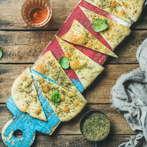 Garden of the Gods Roasted Colorado Veggie Flatbread - The Spice Guy