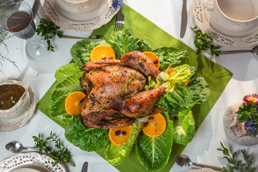 Herb-Roasted Turkey with Citrus Gravy