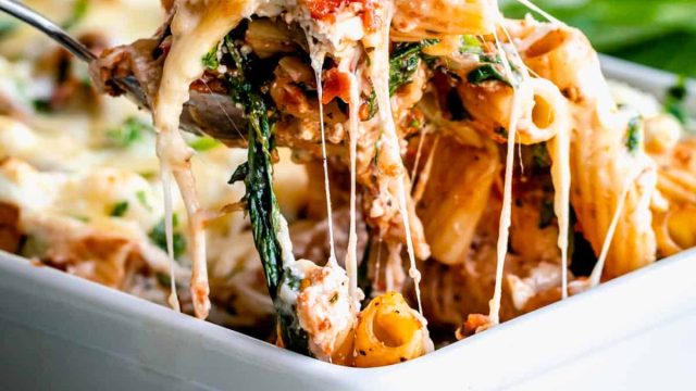 Italian Pasta Bake ( Vegetarian )