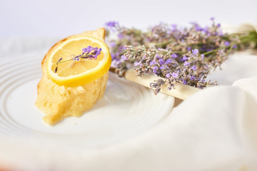 Lavender Lemon Shortbread Cookies