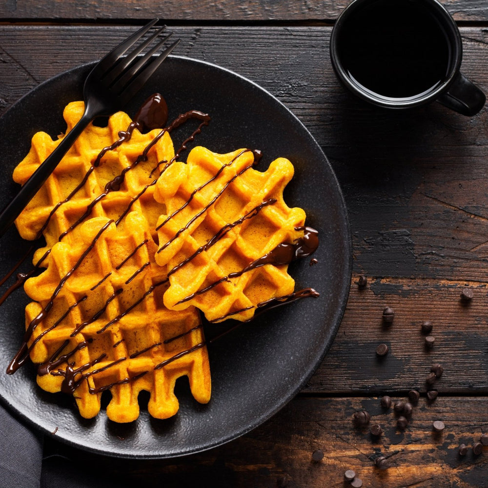 Pumpkin Pie Spice Waffles - The Spice Guy