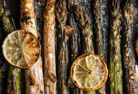 Quick Grilled Asparagus with Roasted Garlic Blend - The Spice Guy