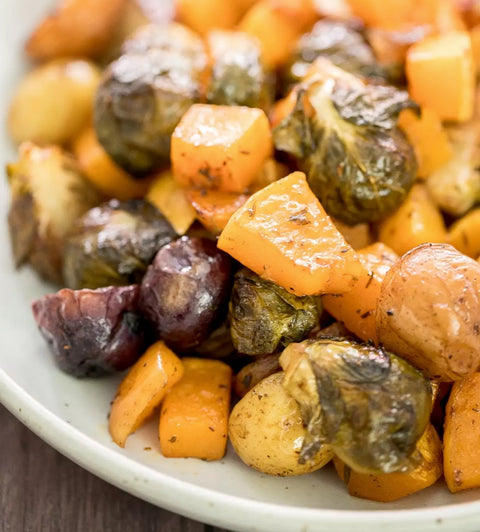 ROASTED HARVEST VEGETABLES WITH BUTTERNUT SQUASH - The Spice Guy
