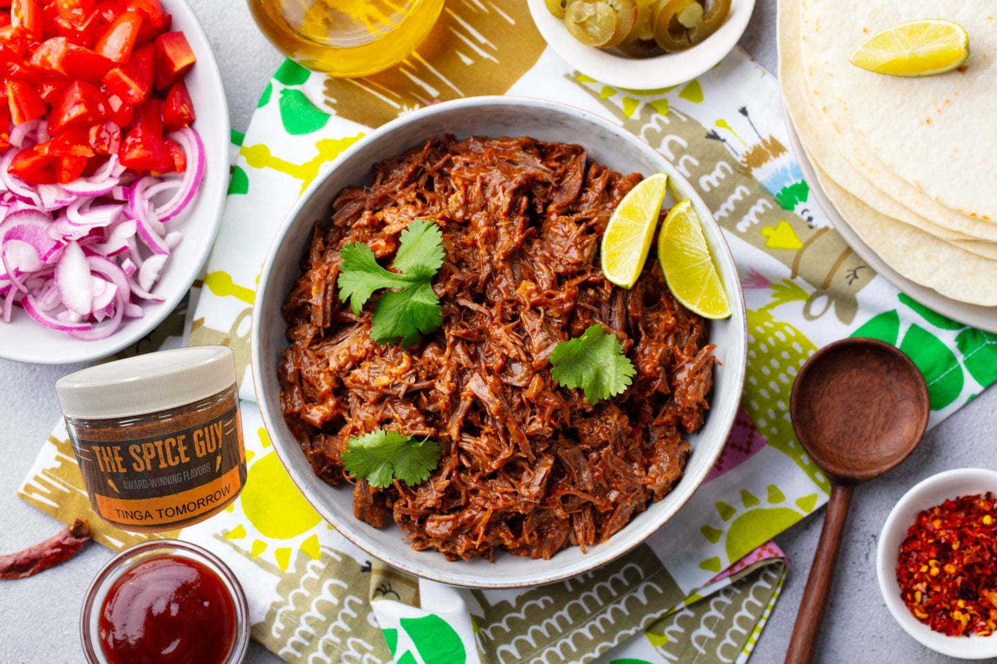 Slow Cooker Chicken Tinga - The Spice Guy