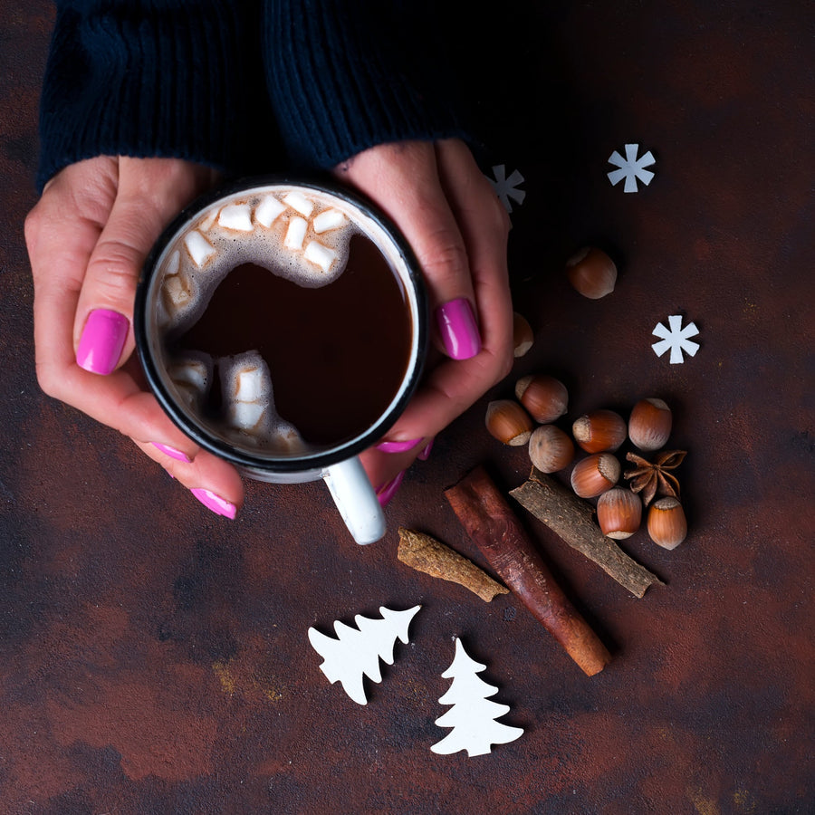 Spiced Mulled Wine Hot Chocolate
