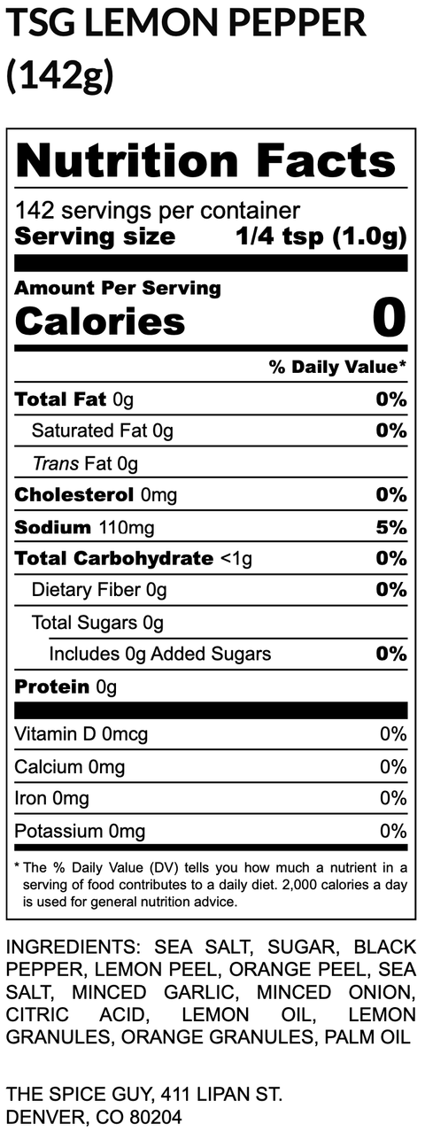 Citrus Pucker Pepper - The Spice Guy