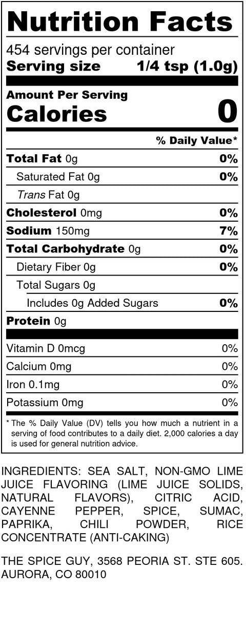Chili Lime Spice (Tajin Style) - The Spice Guy