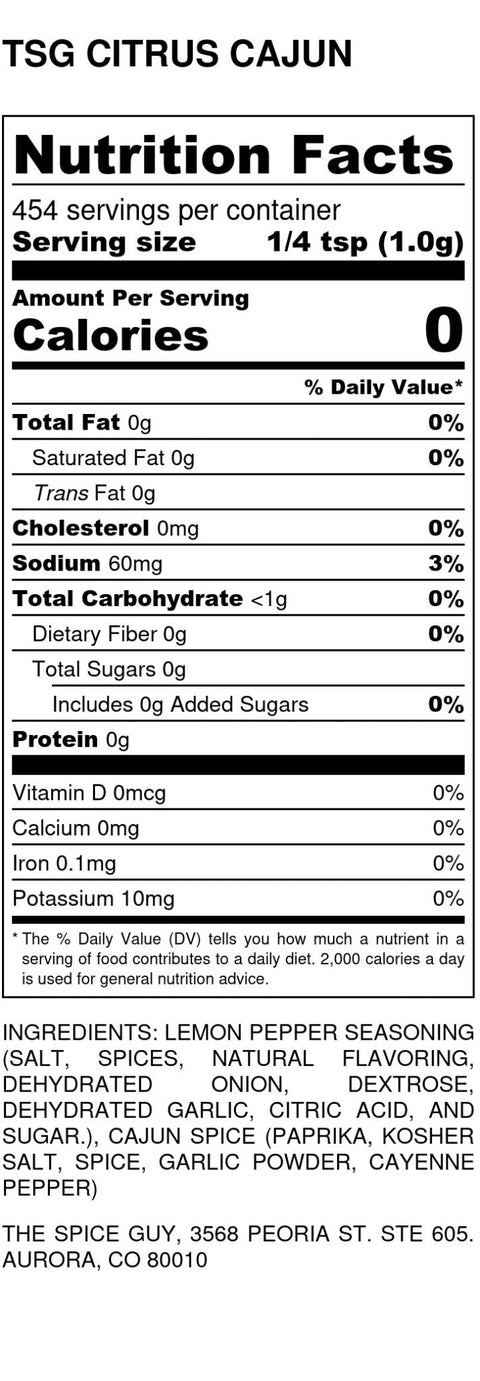 Citrus Cajun - The Spice Guy