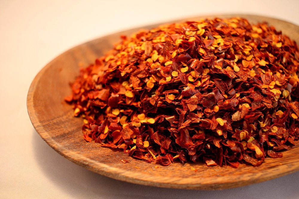 crushed red pepper flakes hot