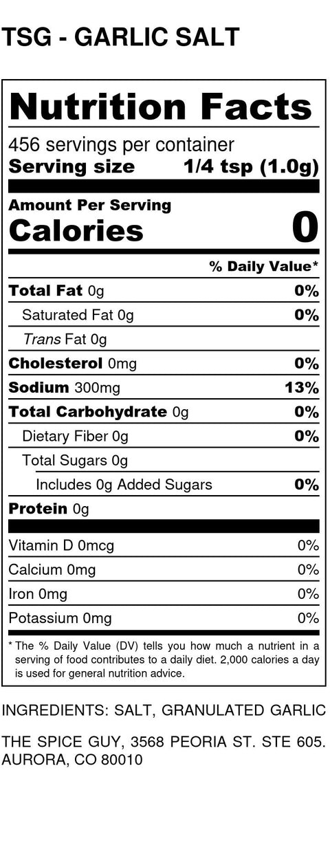 Garlic Salt - The Spice Guy