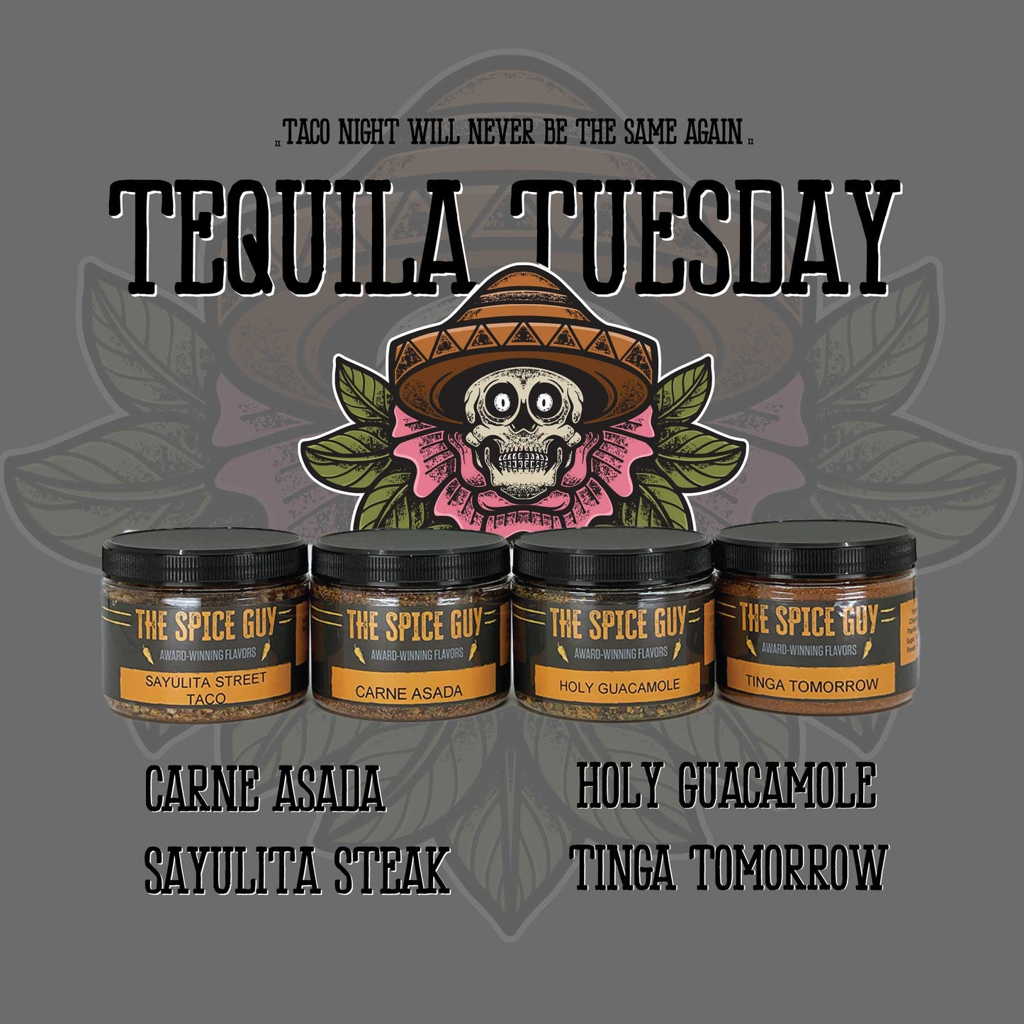 
                  
                    Taco & Tequila Tuesday Box - The Spice Guy
                  
                