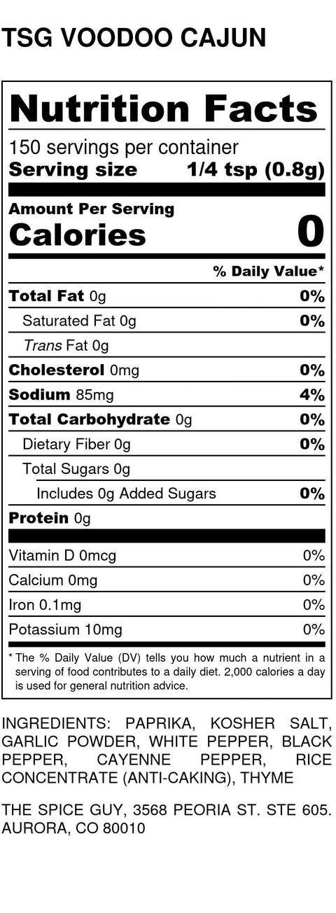 Voodoo Cajun - The Spice Guy